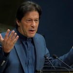 Pakistan Prime Minister Imran Khan protests to the U.S. about alleged interference.