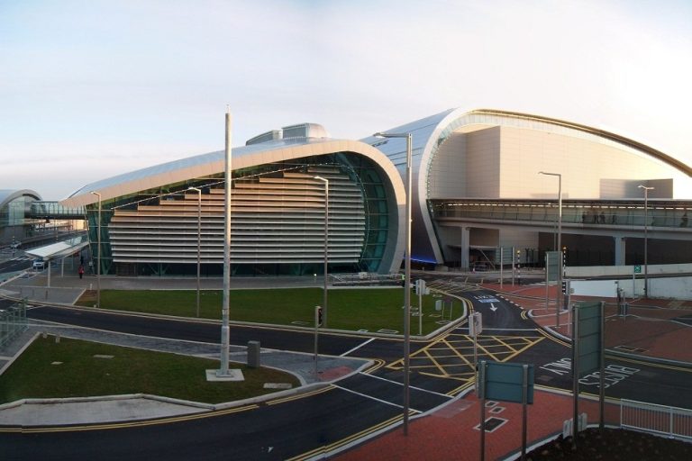 Jet Bridge Collapses at Dublin Airport Damaging American Airlines Plane