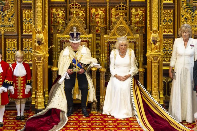 Photo: King Charles at State Opening - illustrating article '2024 State Opening of Parliament'
