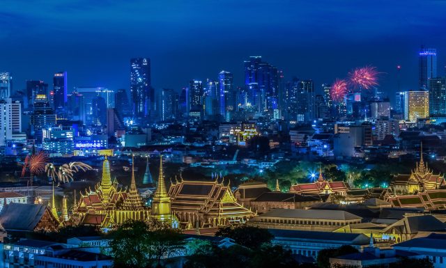 Bangkok Skyline At Night Bangkok Skyline At Night