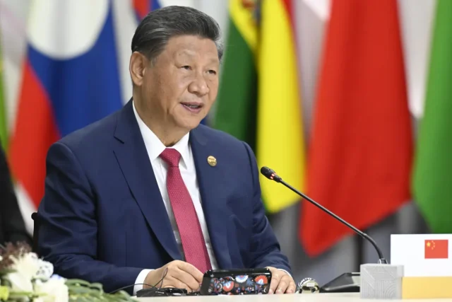 Chinese President Xi Jinping Calls For Ceasefire And Tw World leaders gather at the BRICS summit as President Xi Jinping addresses the Gaza conflict