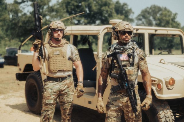 RSF fighters guard the empty runway of Khartoum International Airport after seizing control during the April 2023 assault on Sudan’s capital.