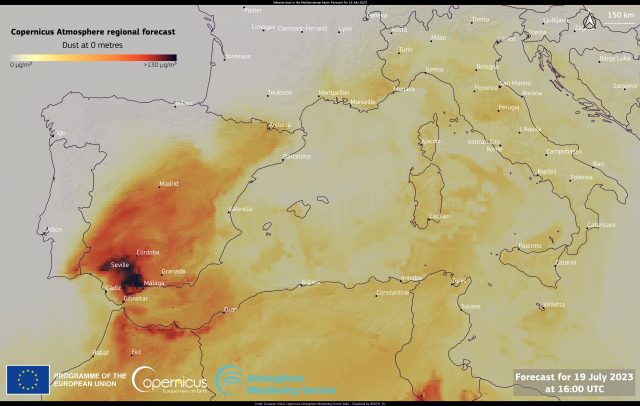 Europe experiences record high drought levels in August, data shows Satellite image of parched European landscape showing dry riverbeds and brown vegetation during the August drought.
