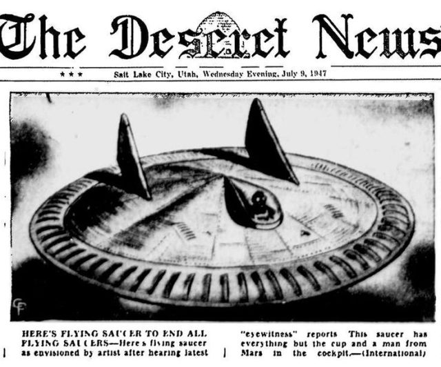 A declassified FBI document titled 65_HS1-834228961_62-HQ-83894_Section_7 detailing UFO sightings from 1947 to 1968.