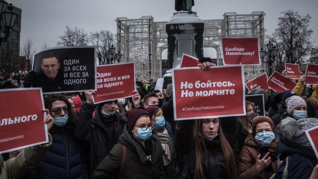 Navalny Moscow Protest 2021
