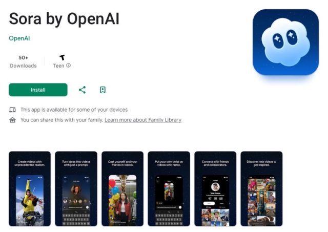 Openai Sora App Interface Screenshot