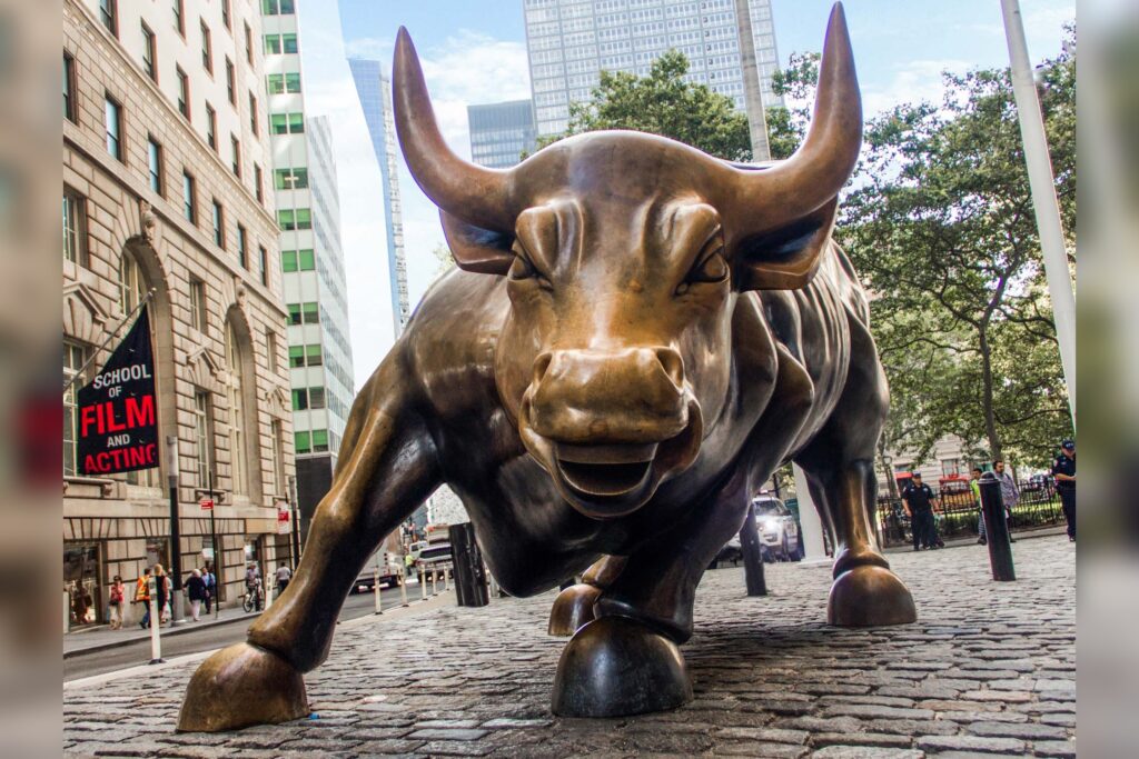 Wall Street Charging Bull