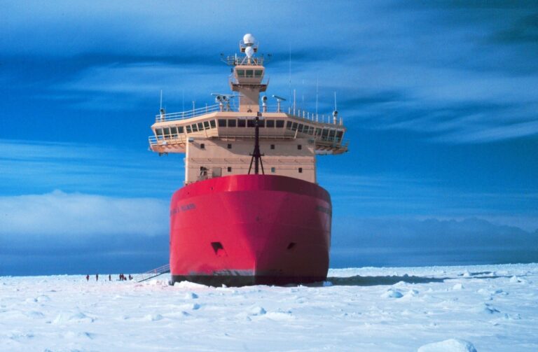 Icebreaker Ships Navigate Frozen Seas for Centuries