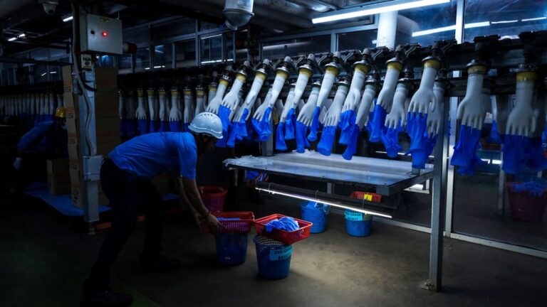 Malaysia Glove Makers Hit by Raw Material Shortages