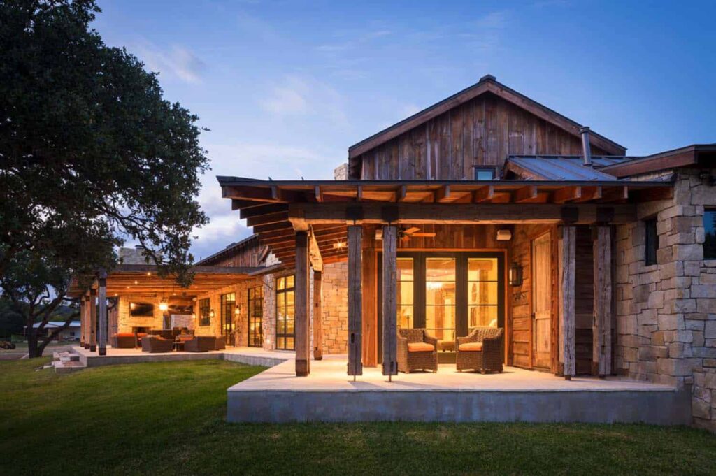 Texas Hill Country Ranch House Under Renovation