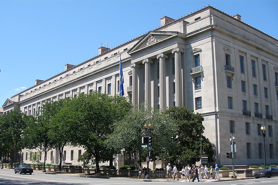 U S Department Of Justice Building