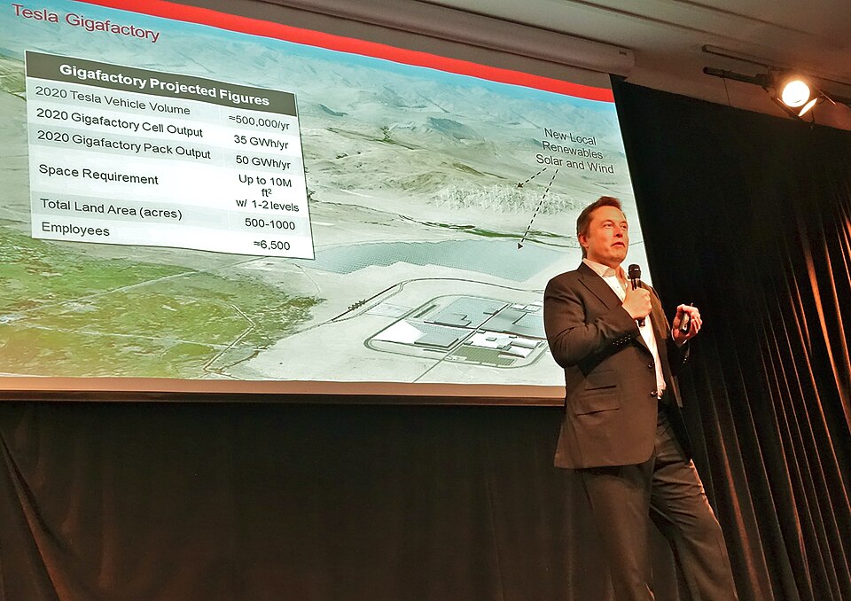 Elon Musk Tesla Gigafactory 5