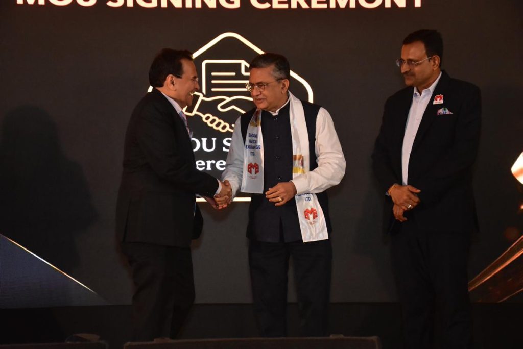 Nse And Bharat Metal Exchange Signing Mou In Mumbai Ind