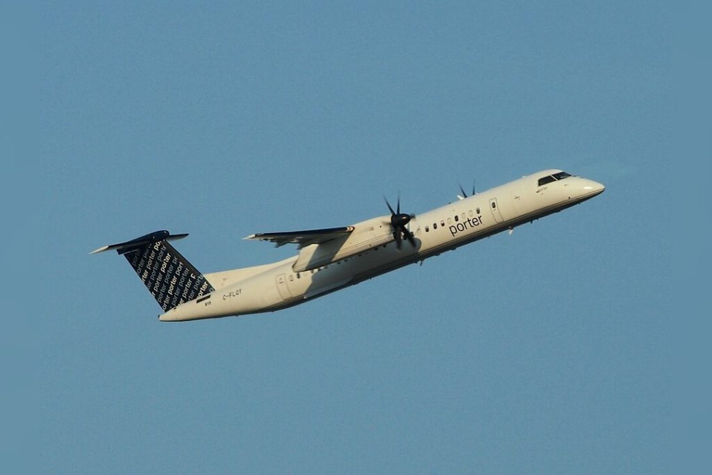 Porter Airlines Aircraft Taking Off